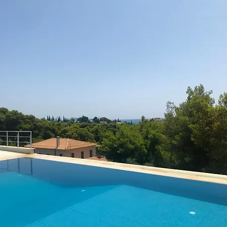 Luxury Sea View With Pool Agios Aimilianos بيت للعطل