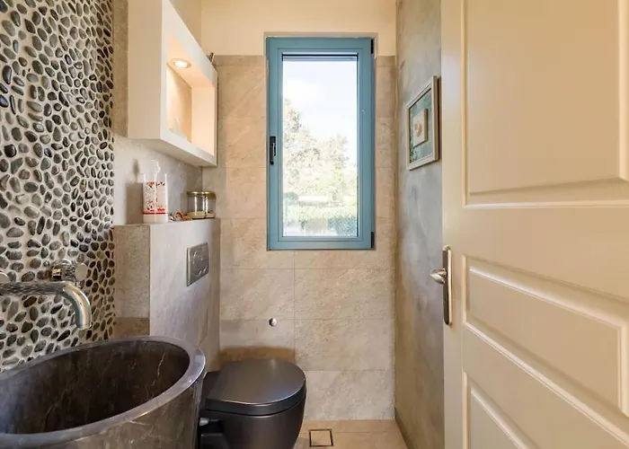 Luxury Sea View With Pool Agios Aimilianos Дом отдыха *