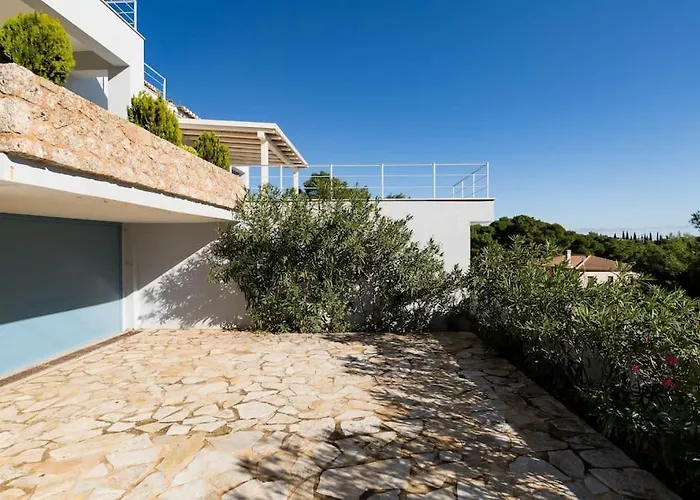 Дом отдыха Luxury Sea View With Pool Agios Aimilianos *