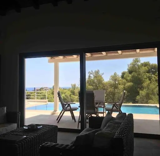 Luxury Sea View With Pool Agios Aimilianos *