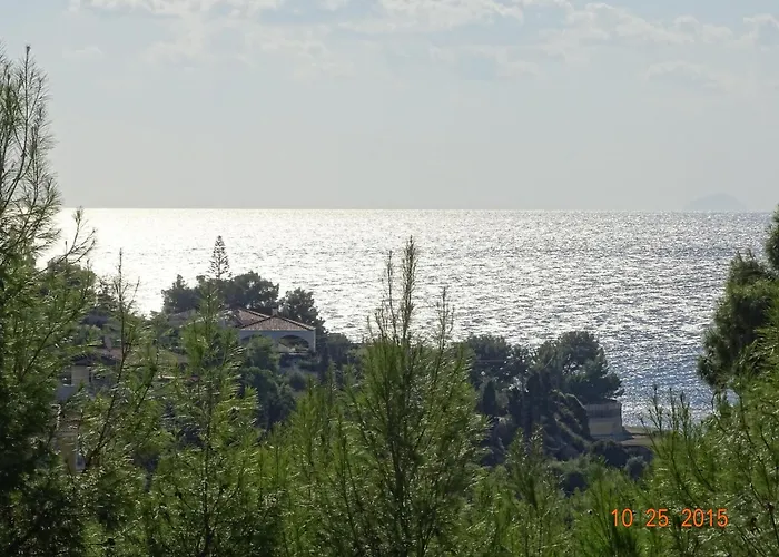 Casa de Férias Luxury Sea View With Pool Agios Aimilianos *